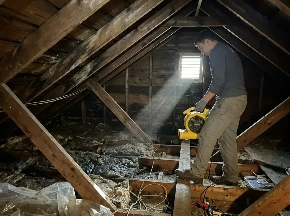 attic-water-damage-drying-proc-007 — frequently asked questions, Emergency Water Extraction & 24/7 Flood Response in Hollyme…